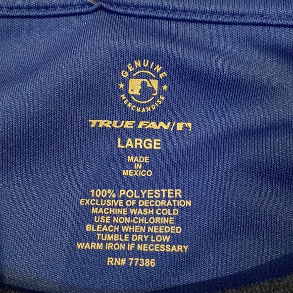 Los Angeles Dodgers Officially Licensed MLB Polyester T-shirt NWT - Picture 4 of 4